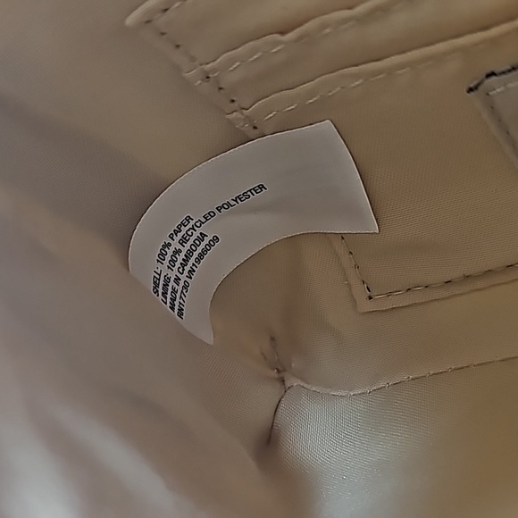 A New Day Straw Bracelet Pouch Purse Wristlet Bag Black Natural Striped Tan - Picture 13 of 13